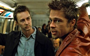 Fight Club (1999)Edward Norton and Brad Pitt(Screengrab)